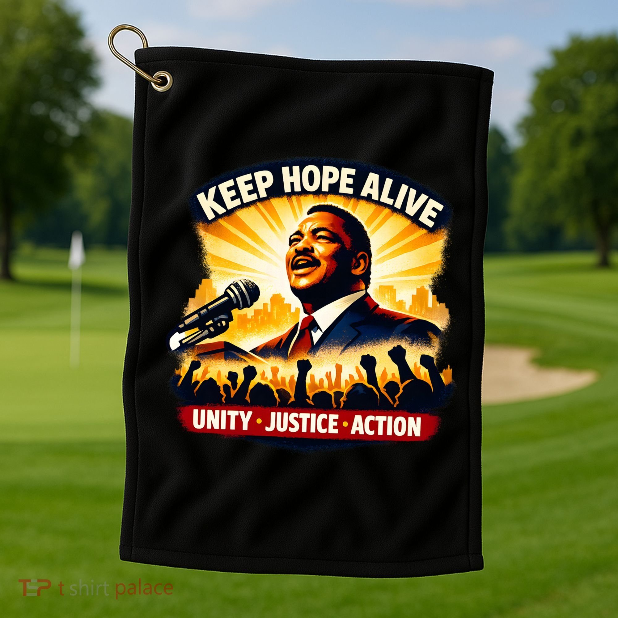 Keep Hope Alive Jesse Jackson Golf Towel