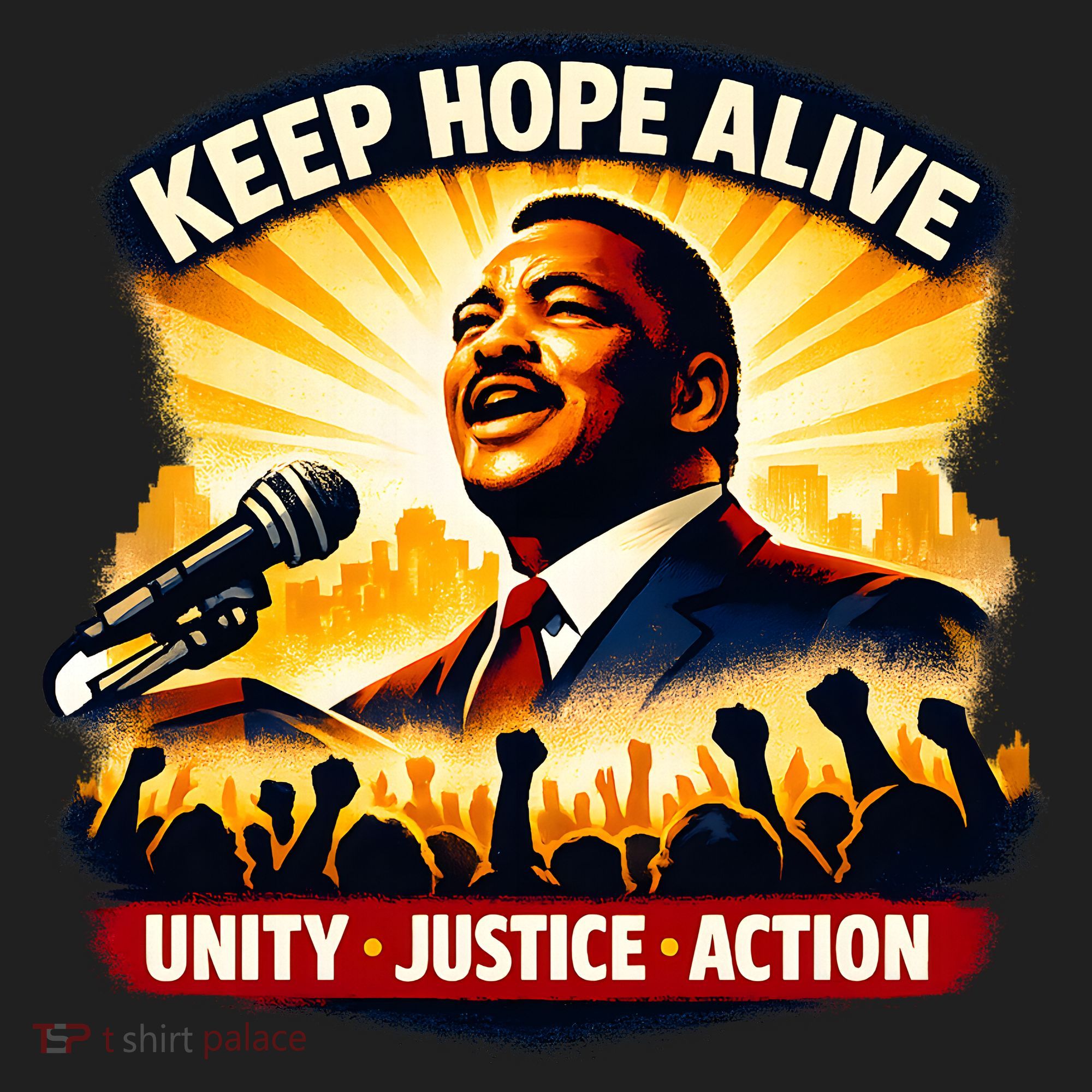Keep Hope Alive Jesse Jackson Golf Towel