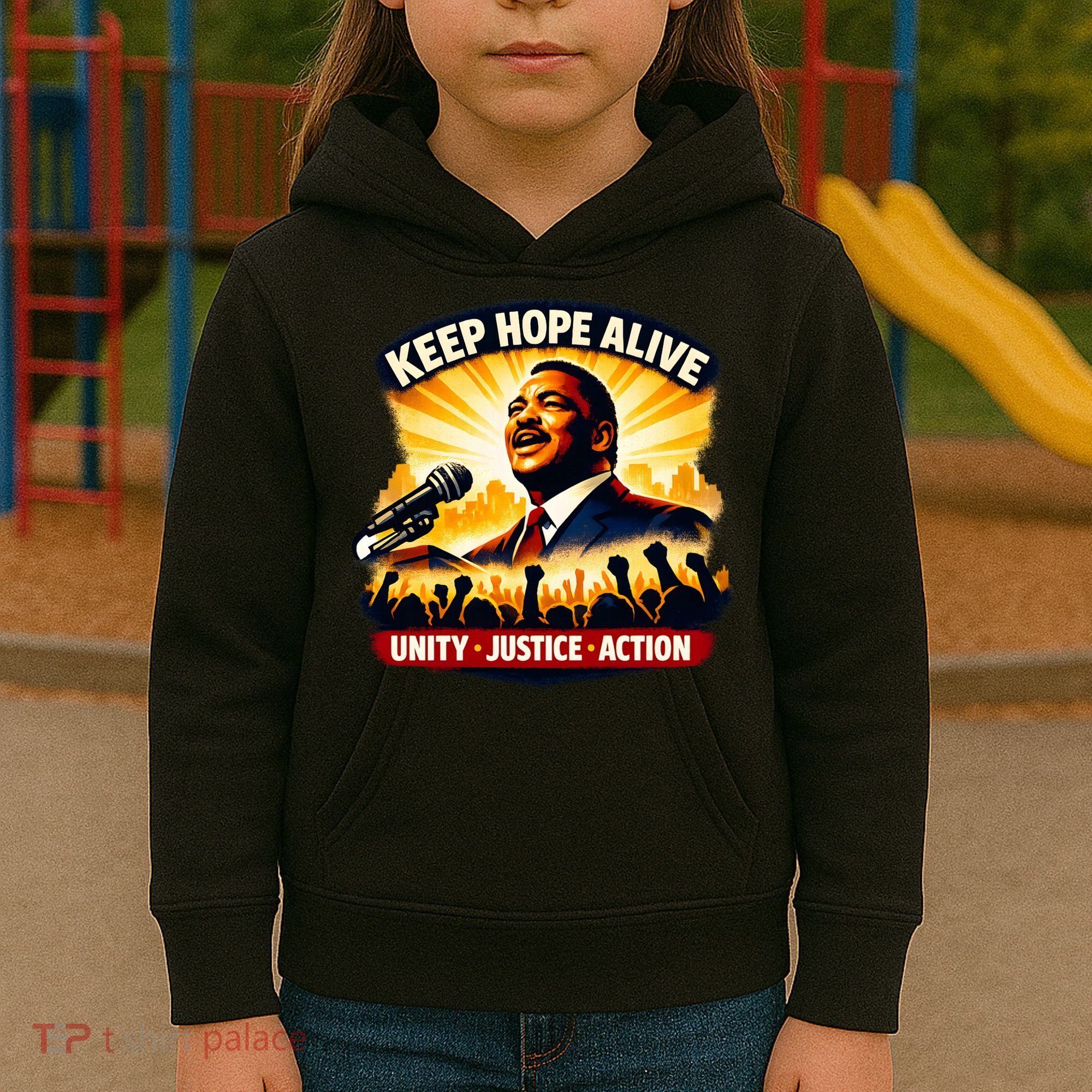 Keep Hope Alive Jesse Jackson Kids Hoodie