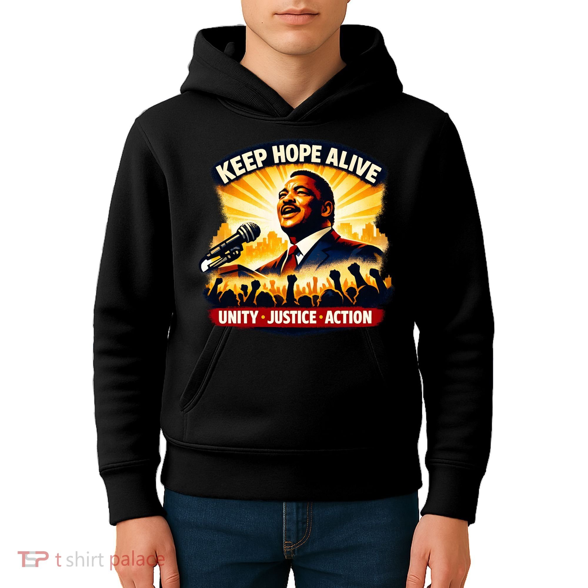 Keep Hope Alive Jesse Jackson Kids Hoodie