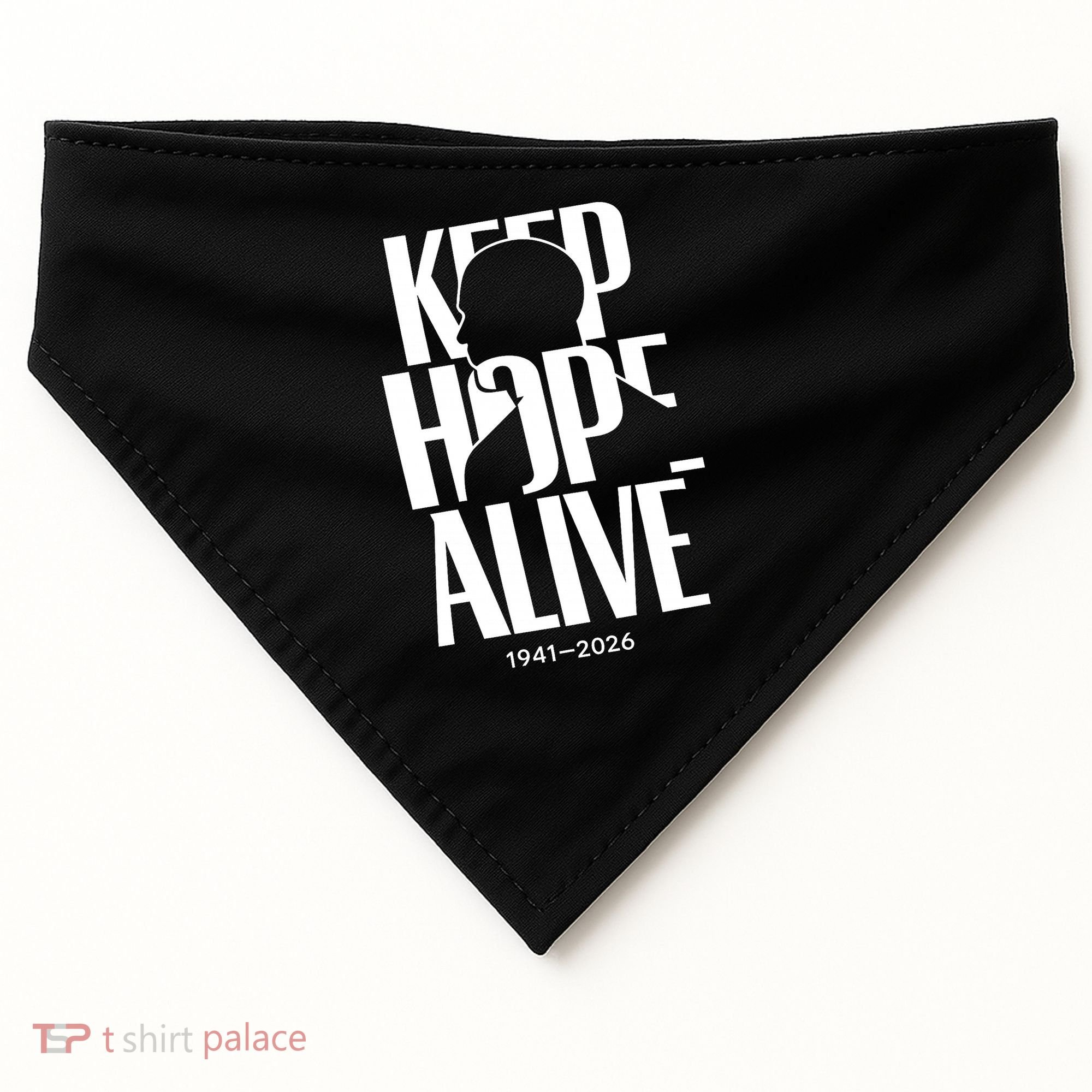 Keep Hope Alive Jesse Jackson 1941-2026 Memorial USA-Made Doggie Bandana