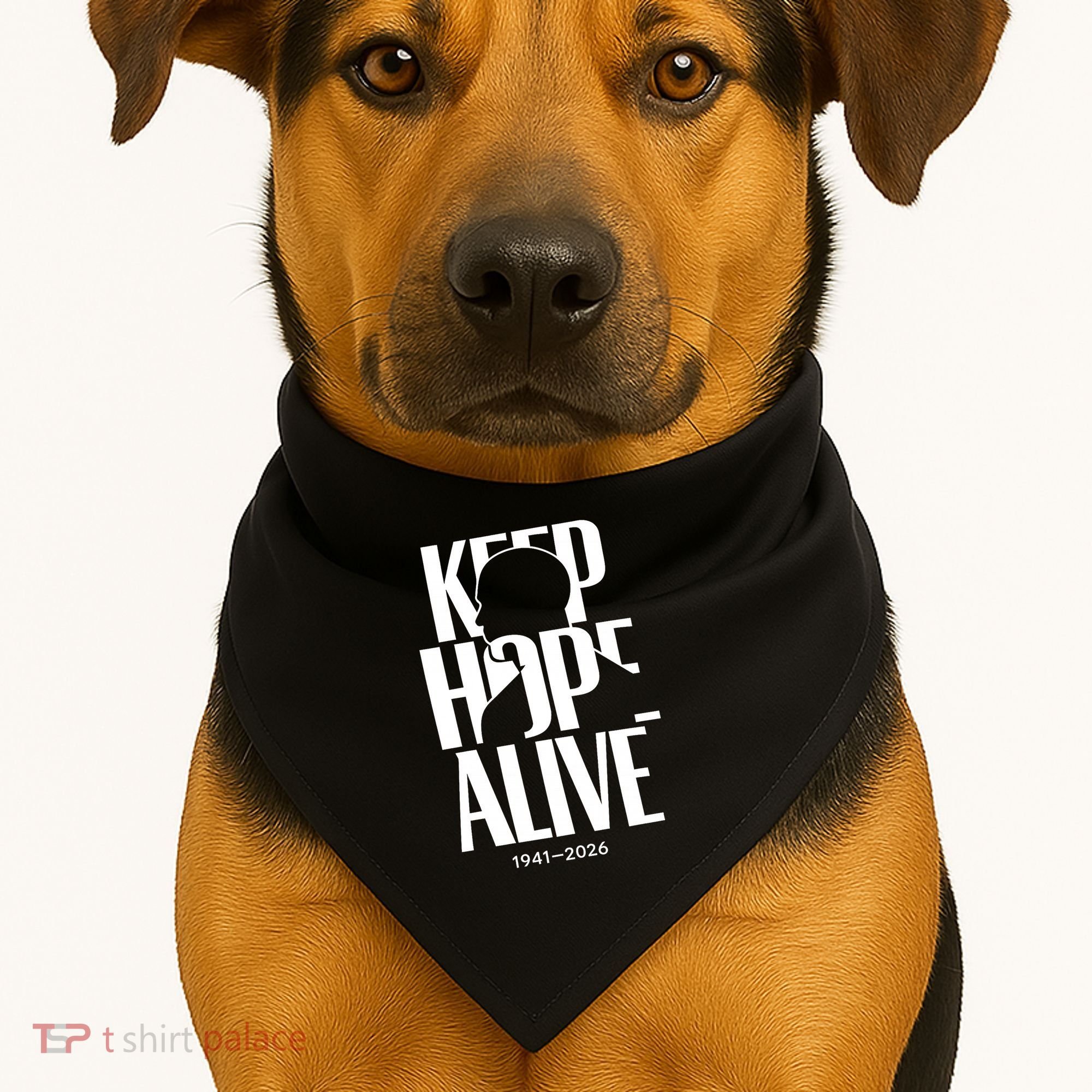 Keep Hope Alive Jesse Jackson 1941-2026 Memorial USA-Made Doggie Bandana