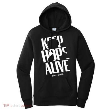 Keep Hope Alive Jesse Jackson 1941-2026 Memorial Women's Hoodie
