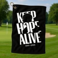 Keep Hope Alive Jesse Jackson 1941-2026 Memorial Golf Towel thumb 1