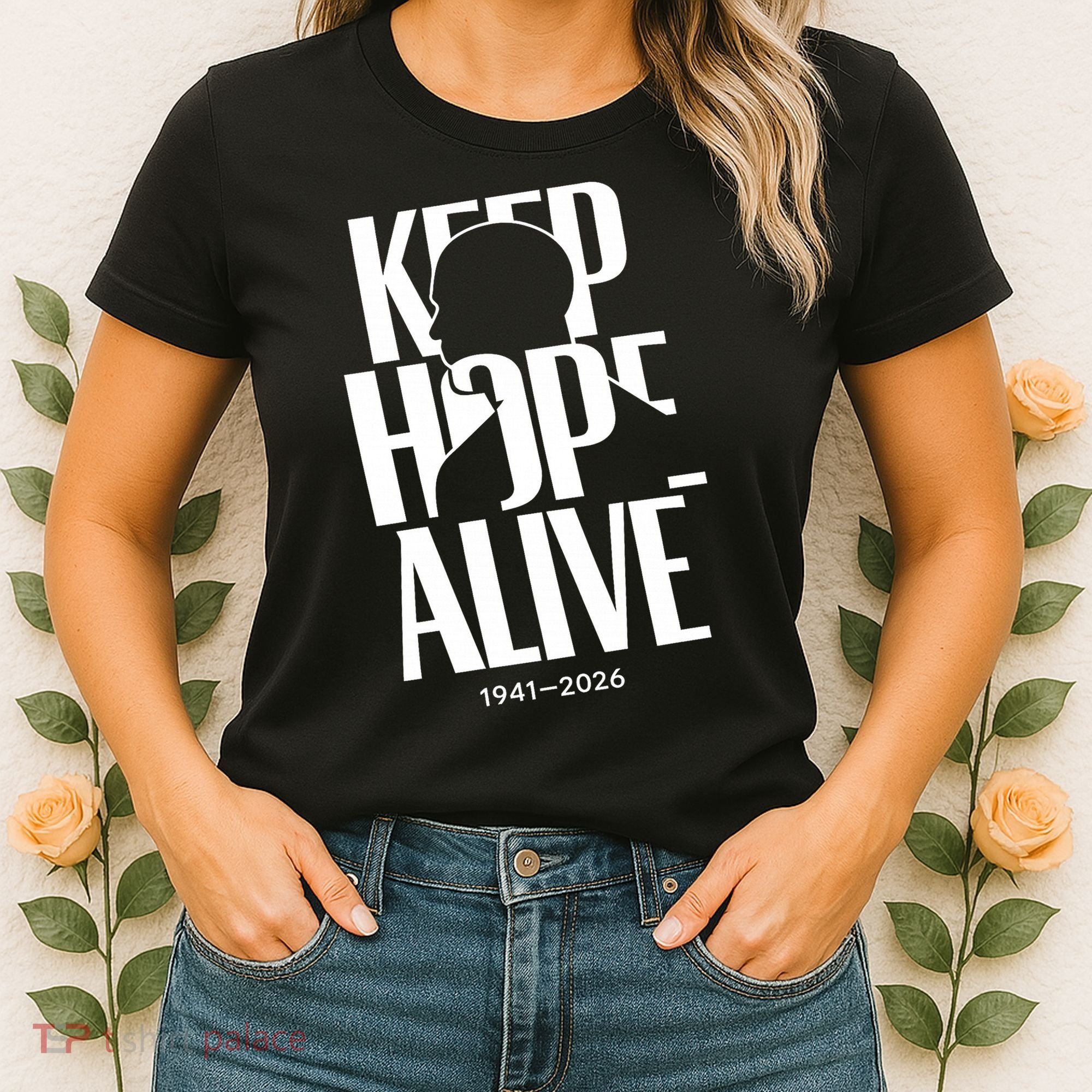 Keep Hope Alive Jesse Jackson 1941-2026 Memorial Women's T-Shirt