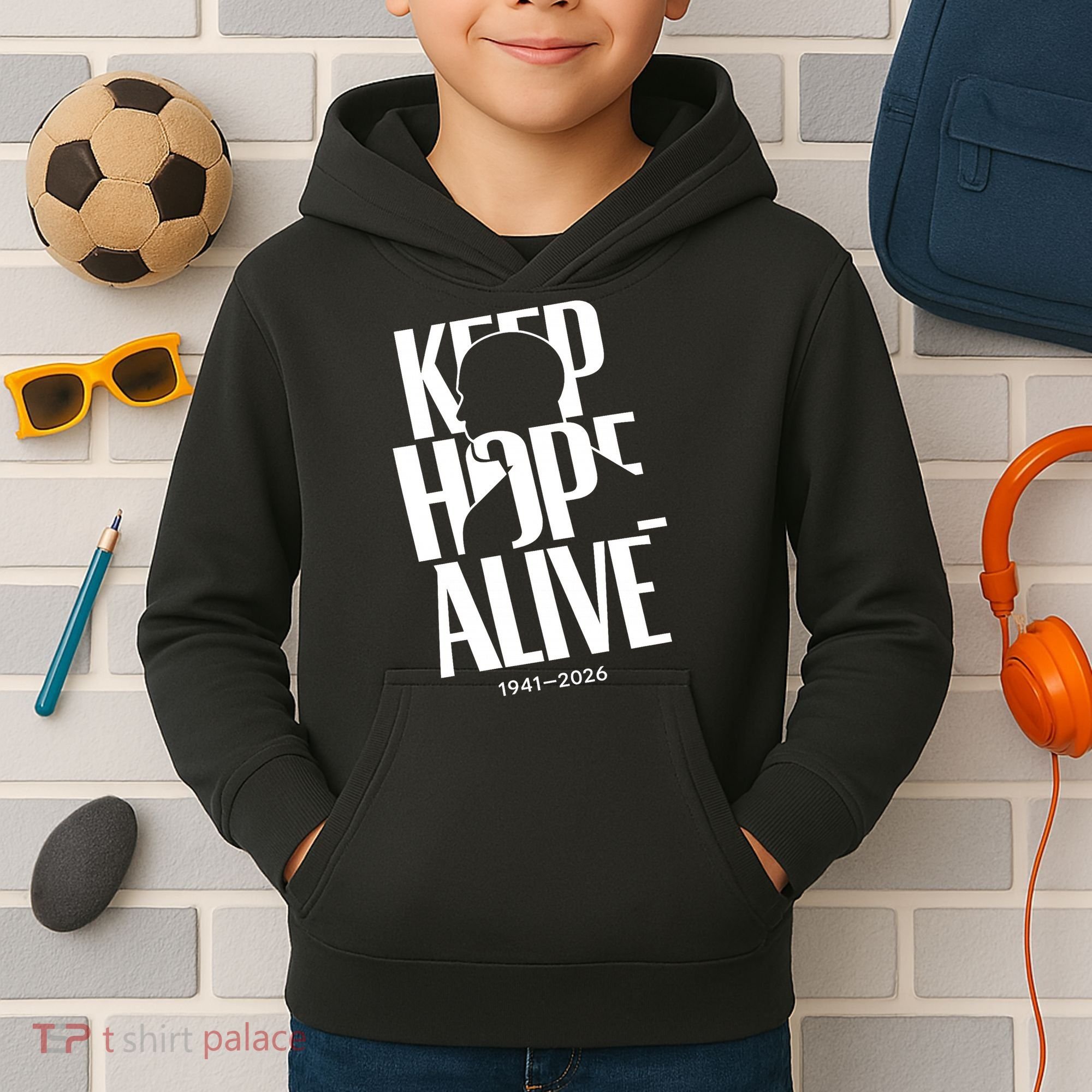 Keep Hope Alive Jesse Jackson 1941-2026 Memorial Kids Hoodie
