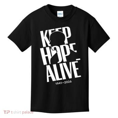 Keep Hope Alive Jesse Jackson 1941-2026 Memorial Kids T-Shirt