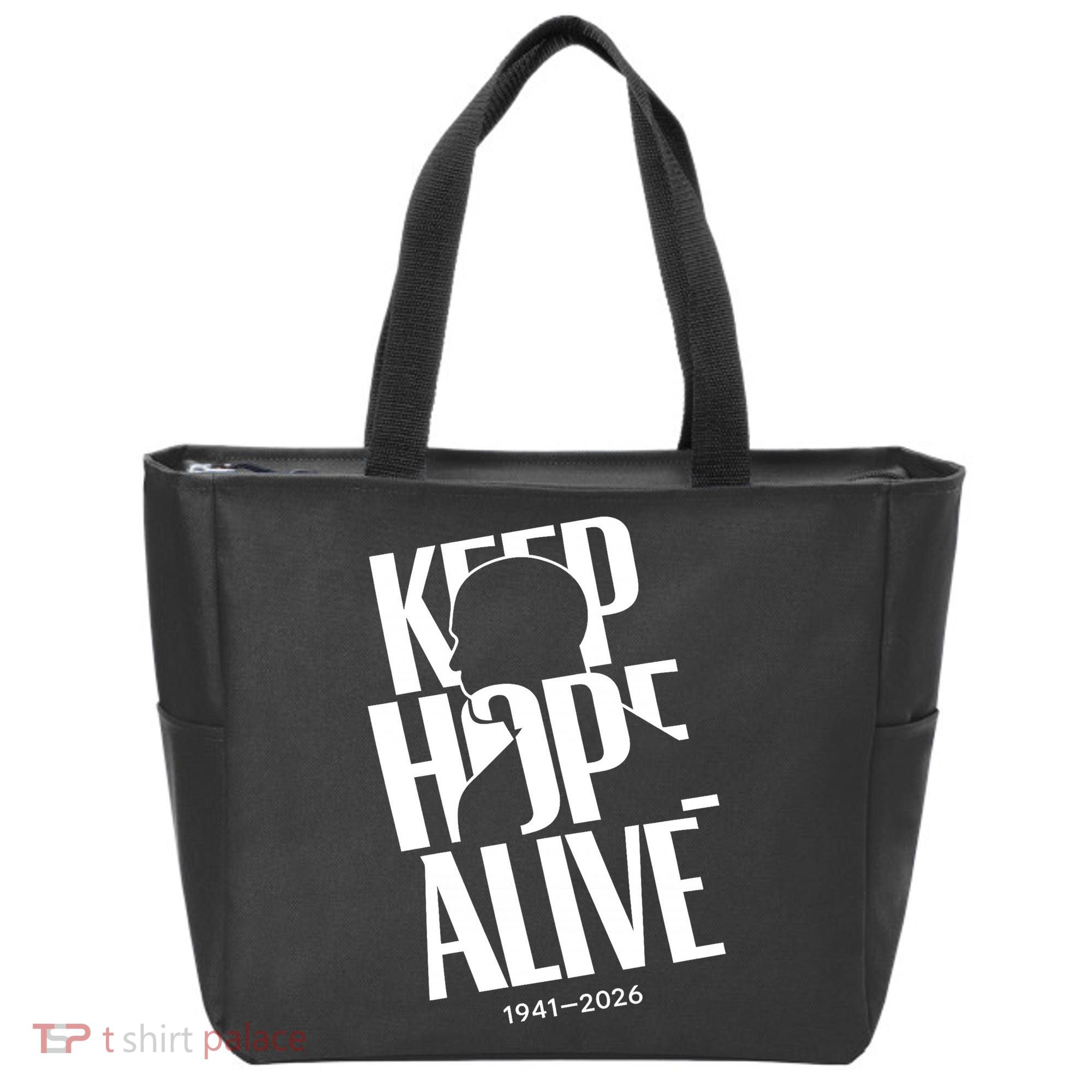 Keep Hope Alive Jesse Jackson 1941-2026 Memorial Tote Bag