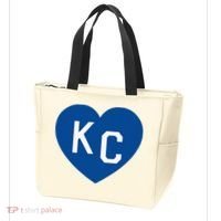 Kc Heart Blue Kansas City Tote Bag thumb 3