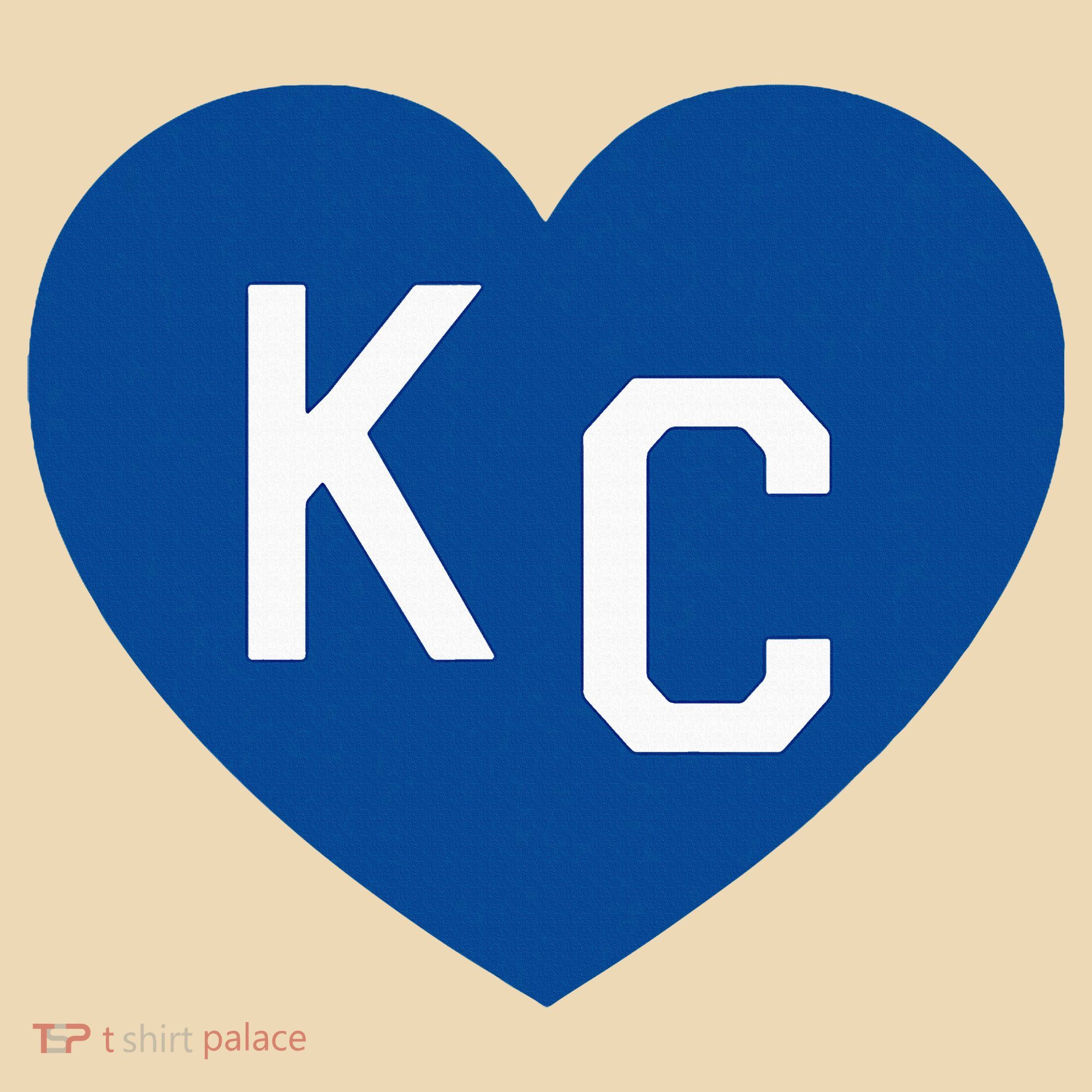 Kc Heart Blue Kansas City Tote Bag