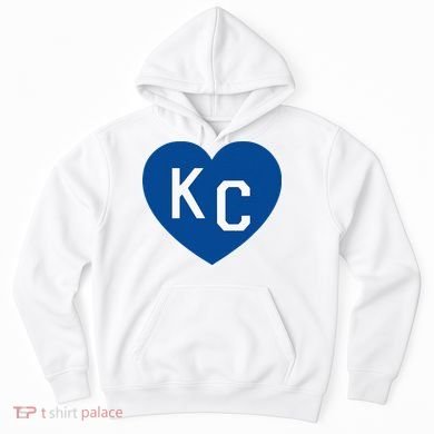 Kc Heart Blue Kansas City Hoodie