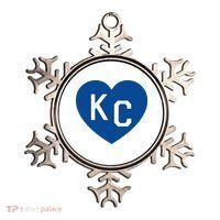 Kc Heart Blue Kansas City Ornament thumb 0