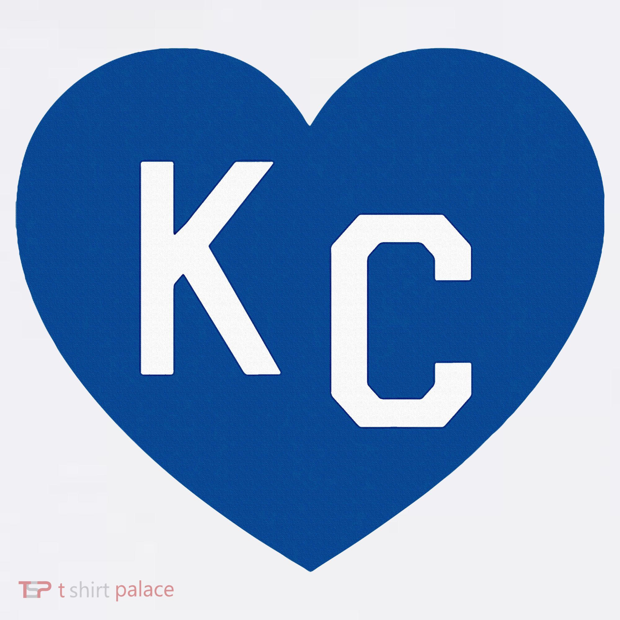 Kc Heart Blue Kansas City Women's Tank Top