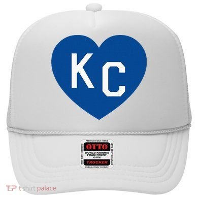 Kc Heart Blue Kansas City Hat