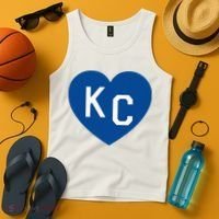Kc Heart Blue Kansas City Tank Top thumb 4