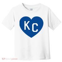 Kc Heart Blue Kansas City Toddler T-Shirt thumb 0