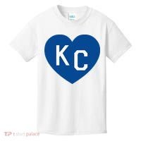 Kc Heart Blue Kansas City Kids T-Shirt thumb 0