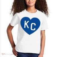 Kc Heart Blue Kansas City Kids T-Shirt thumb 2