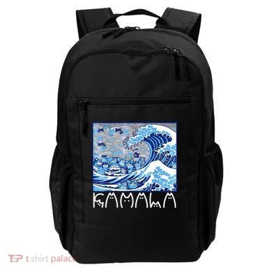 Kamala Harris Blue Cats Wave Funny Cat Backpack