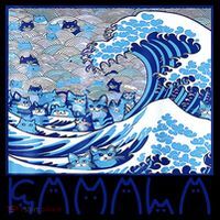 Kamala Harris Blue Cats Wave Funny Cat Coffee Mug thumb 5