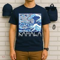 Kamala Harris Blue Cats Wave Funny Cat T-Shirt thumb 6