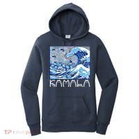 Kamala Harris Blue Cats Wave Funny Cat Women's Hoodie thumb 0