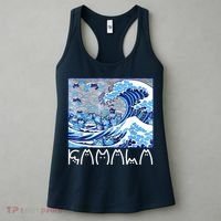 Kamala Harris Blue Cats Wave Funny Cat Women's Tank Top thumb 3