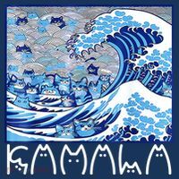 Kamala Harris Blue Cats Wave Funny Cat Baby Bodysuit thumb 2