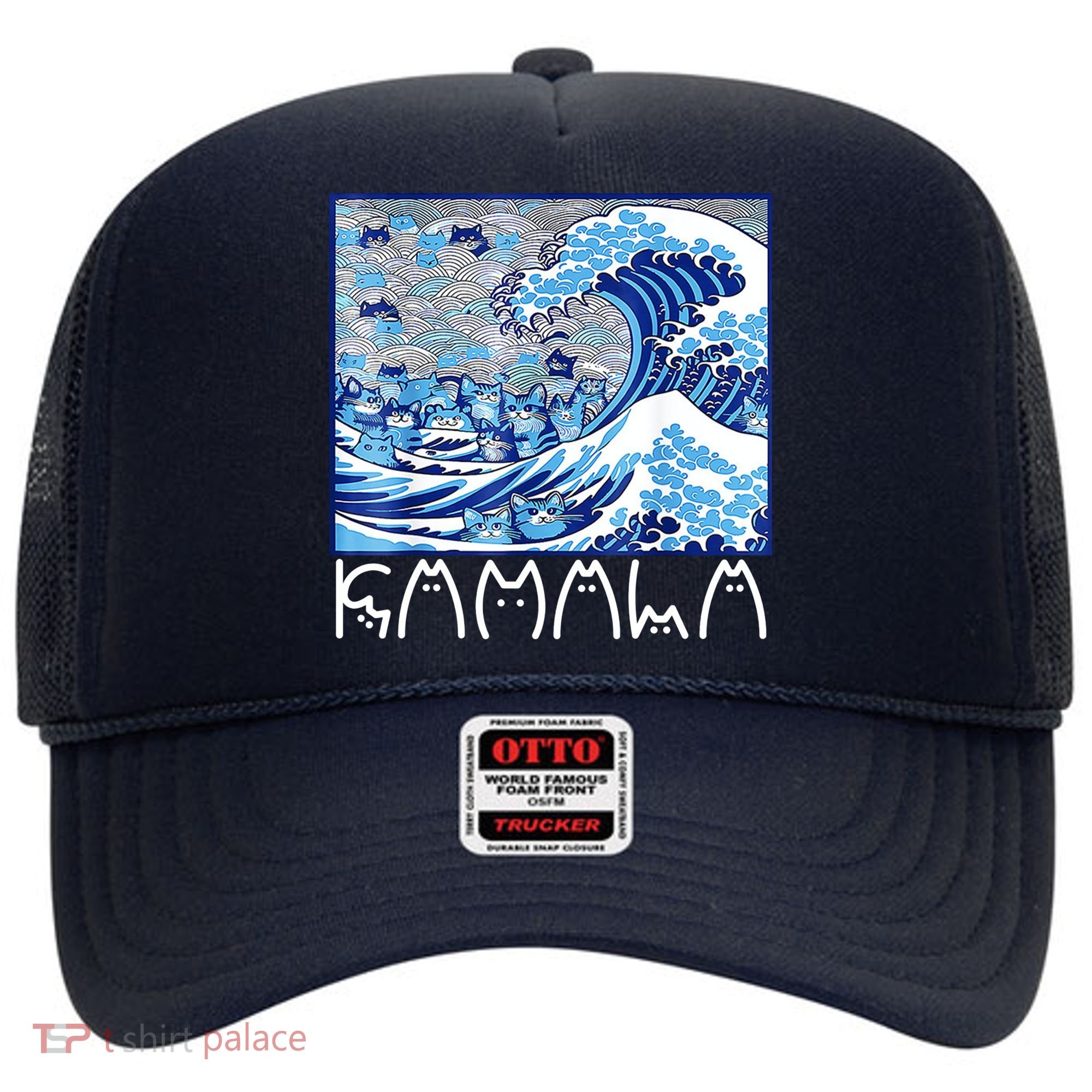 Kamala Harris Blue Cats Wave Funny Cat Hat