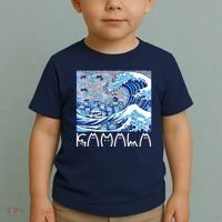 Kamala Harris Blue Cats Wave Funny Cat Toddler T-Shirt thumb 2