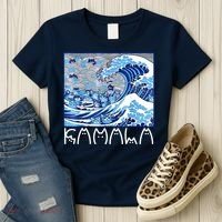 Kamala Harris Blue Cats Wave Funny Cat Women's T-Shirt thumb 3