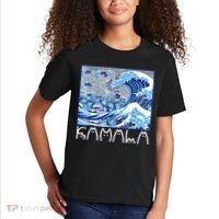 Kamala Harris Blue Cats Wave Funny Cat Kids T-Shirt thumb 2
