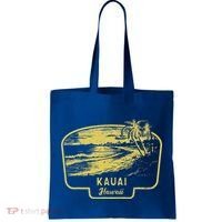 Kauai Hawaii Beach Surf Vintage Blue Tote Bag thumb 0