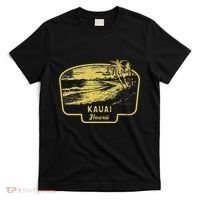 Kauai Hawaii Beach Surf Vintage Blue T-Shirt thumb 0