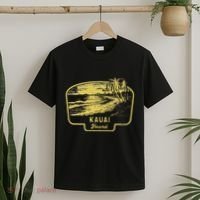 Kauai Hawaii Beach Surf Vintage Blue T-Shirt thumb 2