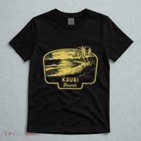 Kauai Hawaii Beach Surf Vintage Blue T-Shirt thumb 5