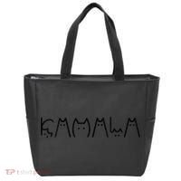 Kamala Harris Cat Lettering Positive Cat Ladies For Kamala Tote Bag thumb 0