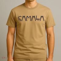 Kamala Harris Cat Lettering Positive Cat Ladies For Kamala T-Shirt thumb 3
