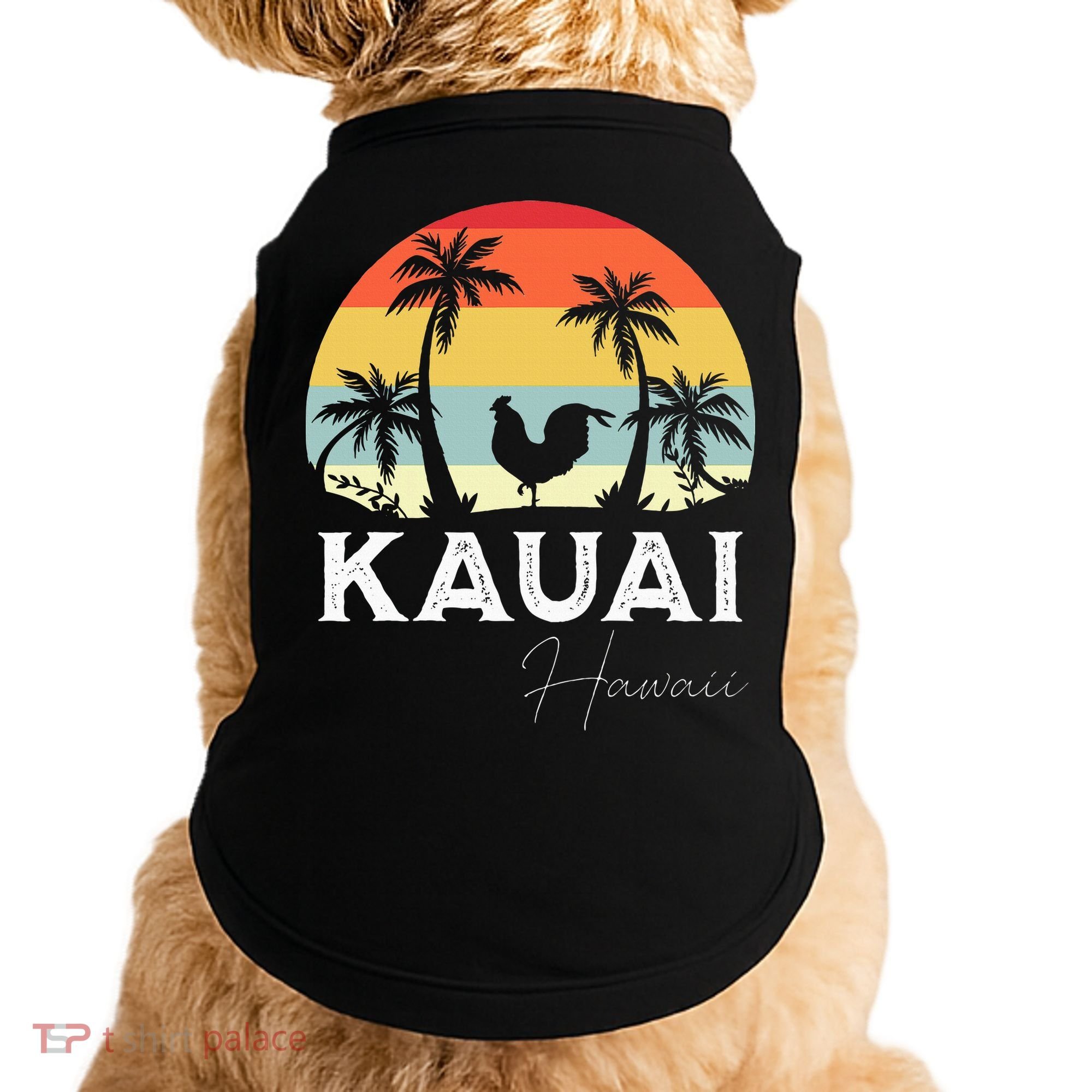 Kauai Hawaii Chicken Lover Souvenir Doggie Tank