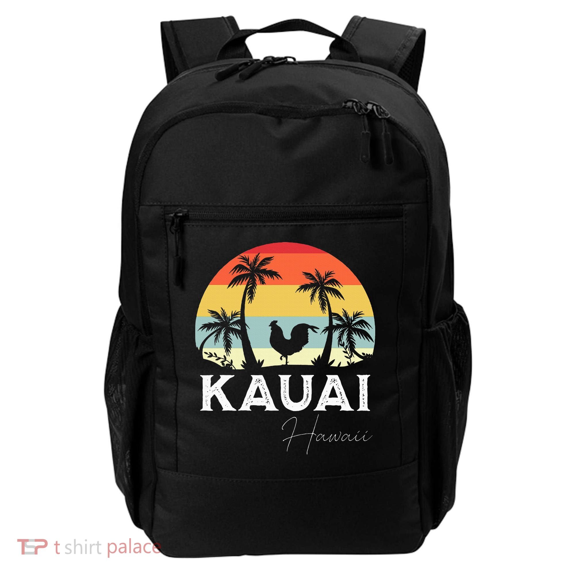 Kauai Hawaii Chicken Lover Souvenir Backpack