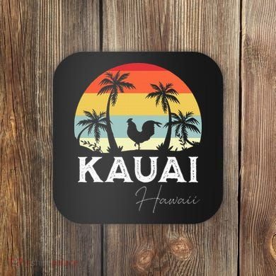 Kauai Hawaii Chicken Lover Souvenir Coaster