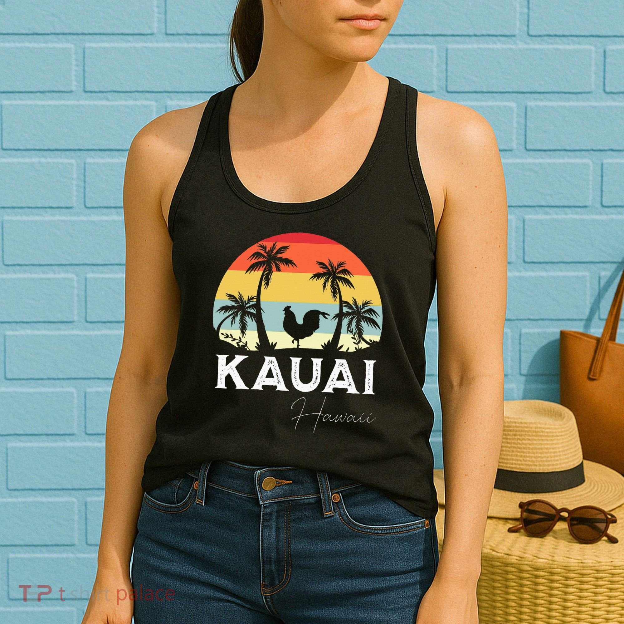 Kauai Hawaii Chicken Lover Souvenir Women's Tank Top