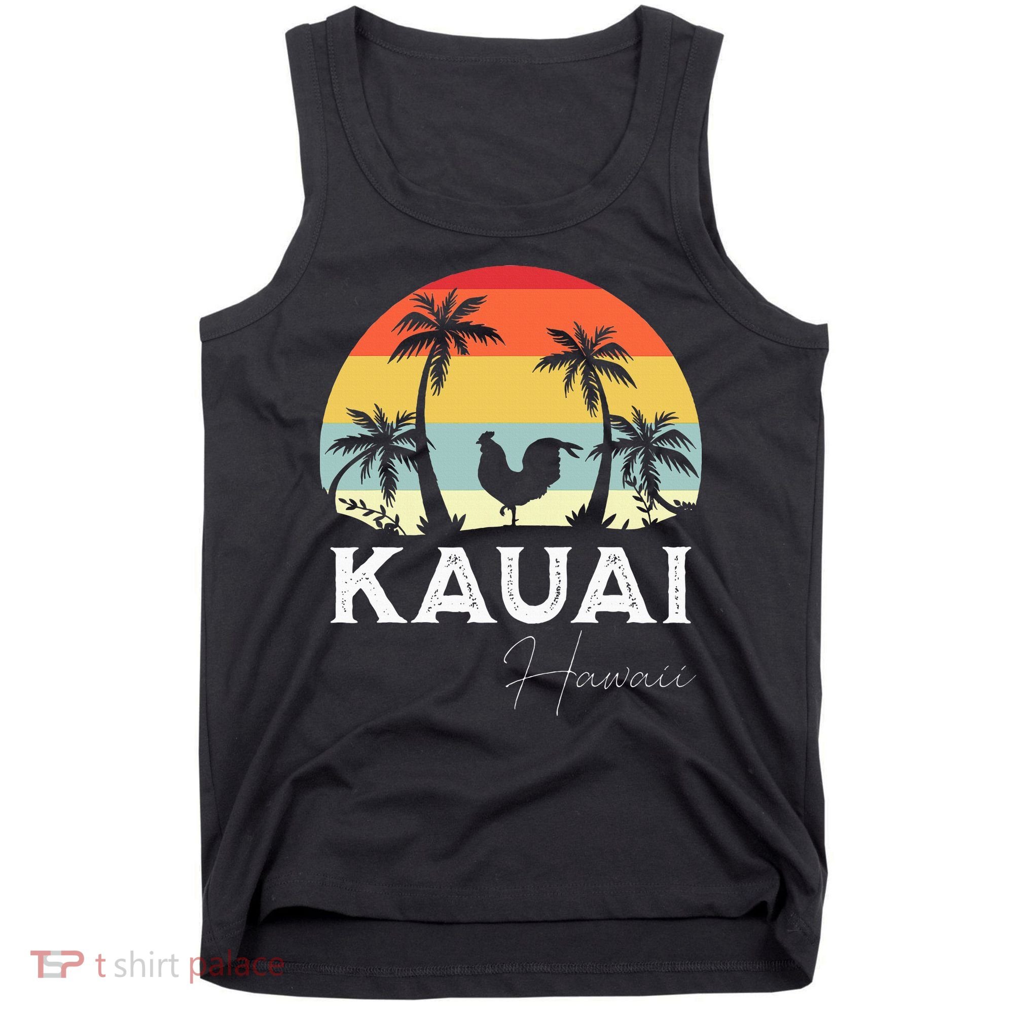 Kauai Hawaii Chicken Lover Souvenir Tank Top