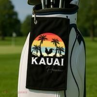 Kauai Hawaii Chicken Lover Souvenir Golf Towel thumb 2