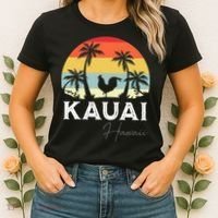 Kauai Hawaii Chicken Lover Souvenir Women's T-Shirt thumb 2