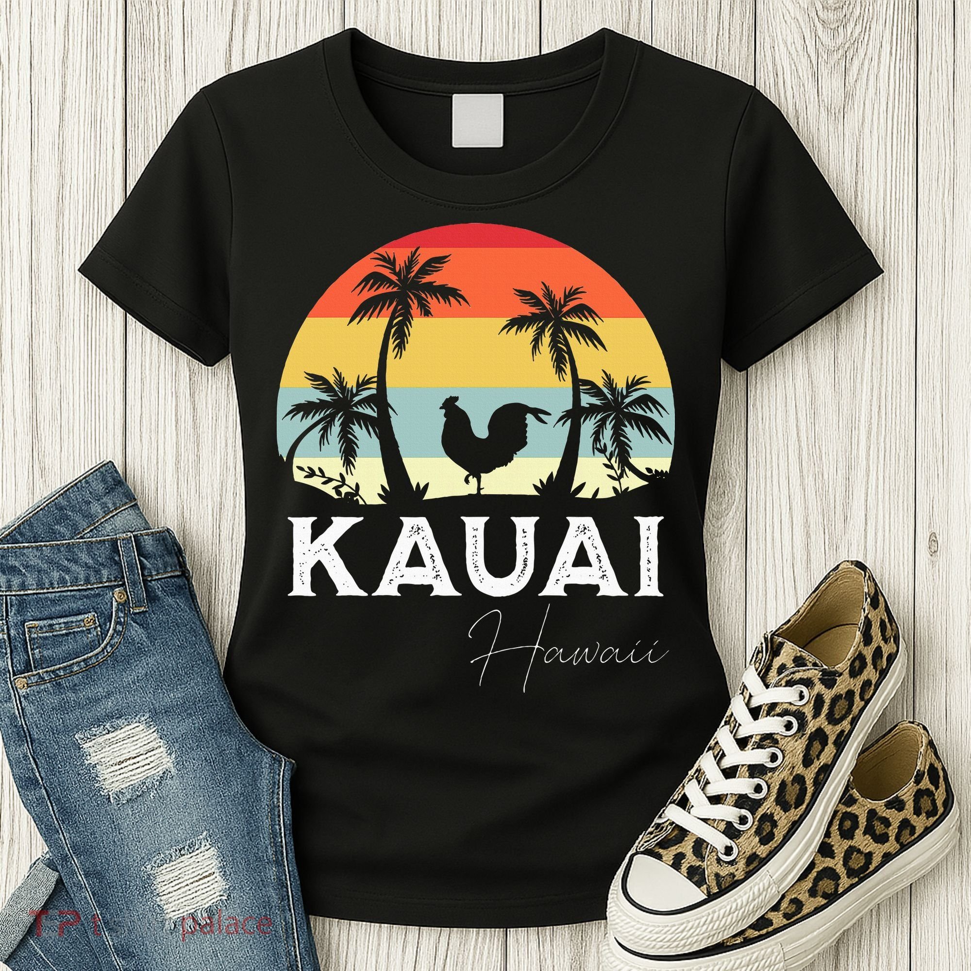 Kauai Hawaii Chicken Lover Souvenir Women's T-Shirt