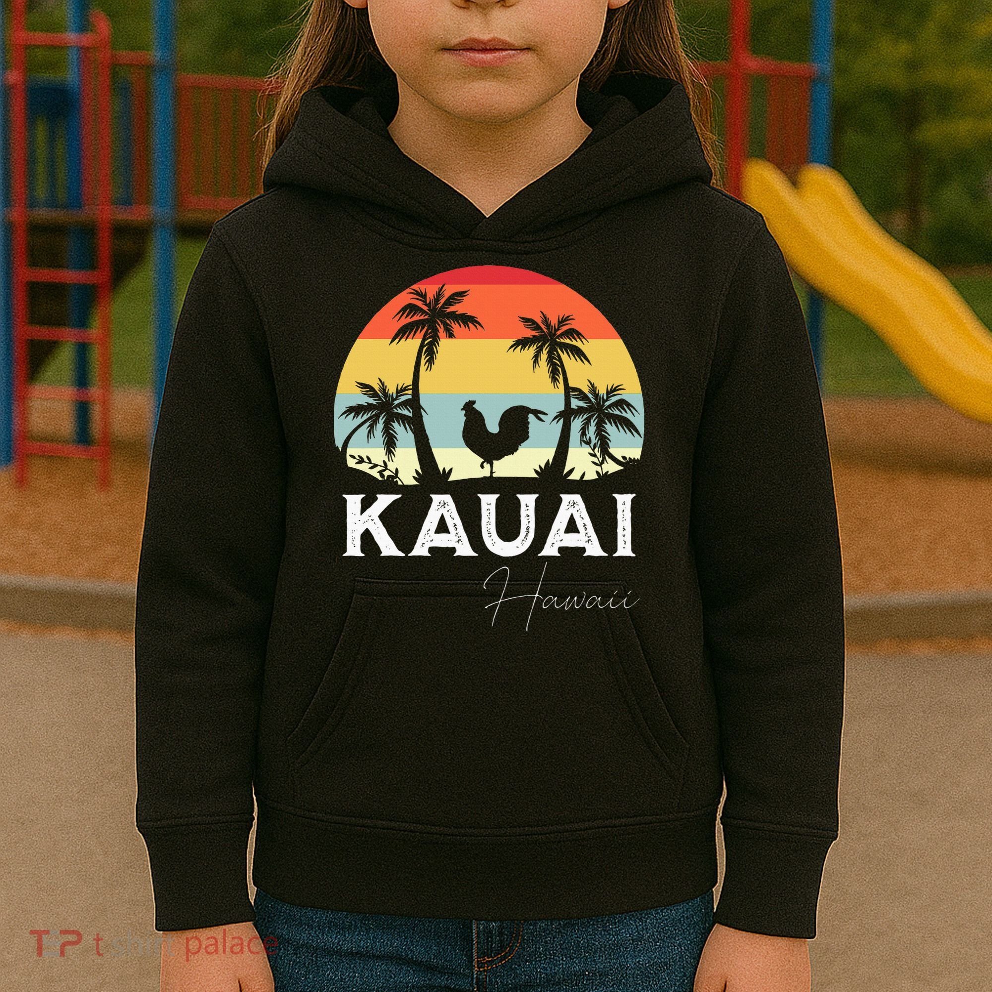 Kauai Hawaii Chicken Lover Souvenir Kids Hoodie