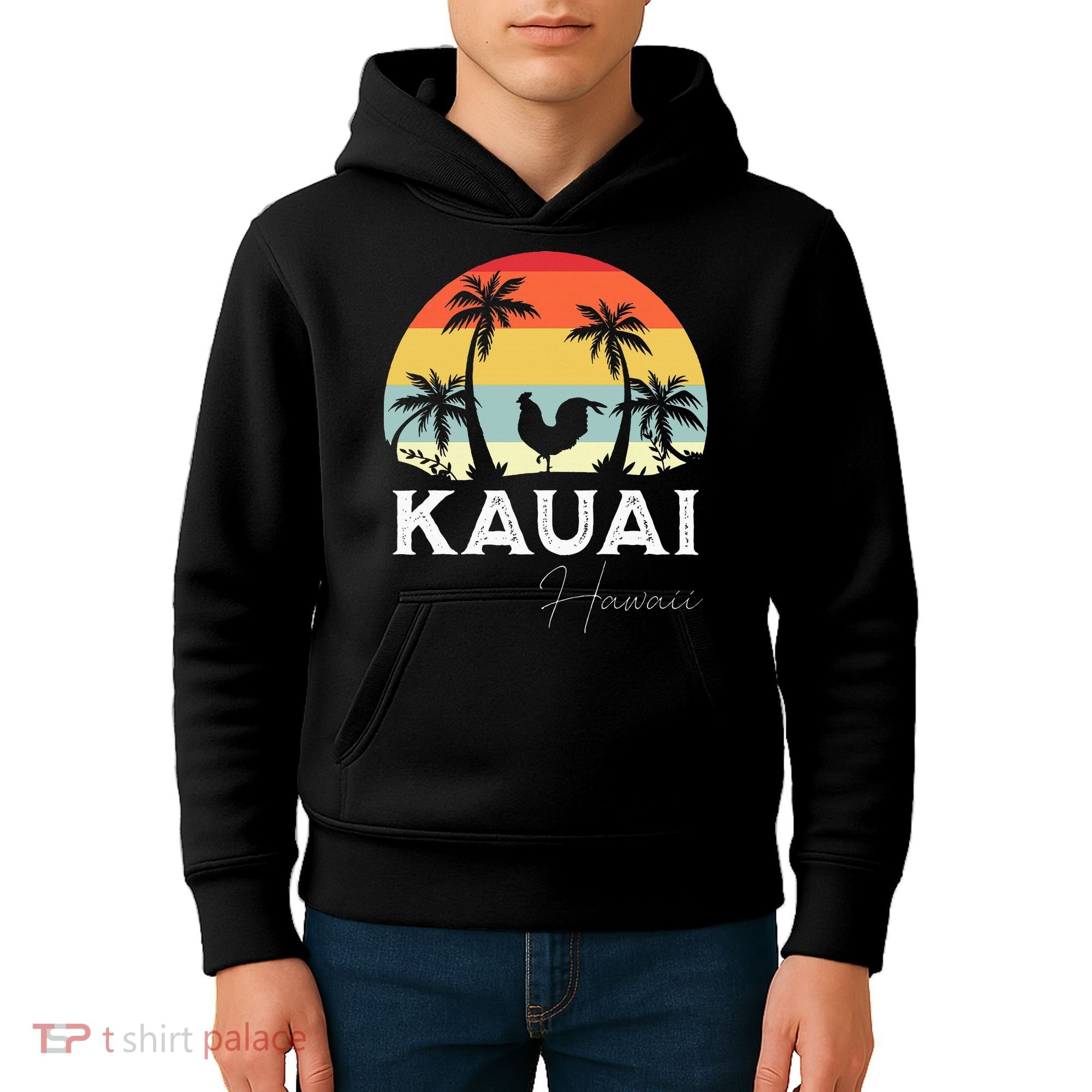 Kauai Hawaii Chicken Lover Souvenir Kids Hoodie
