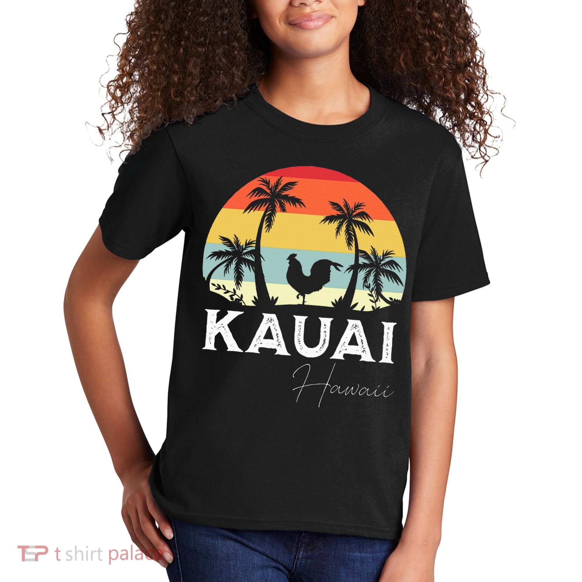 Kauai Hawaii Chicken Lover Souvenir Kids T-Shirt