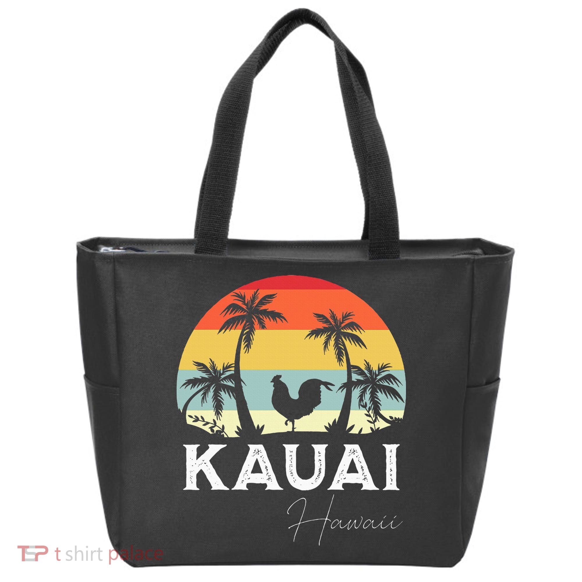 Kauai Hawaii Chicken Lover Souvenir Tote Bag